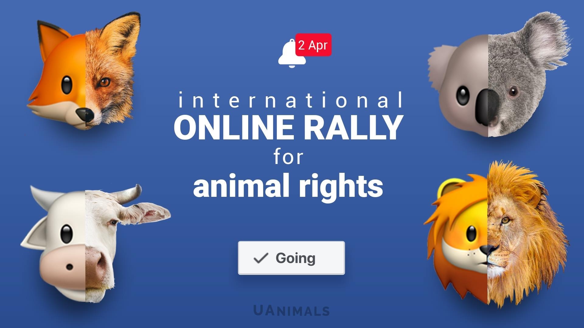 Πρώτη διεθνής διαδικτυακή διαδήλωση για τα δικαιώματα των ζώων 